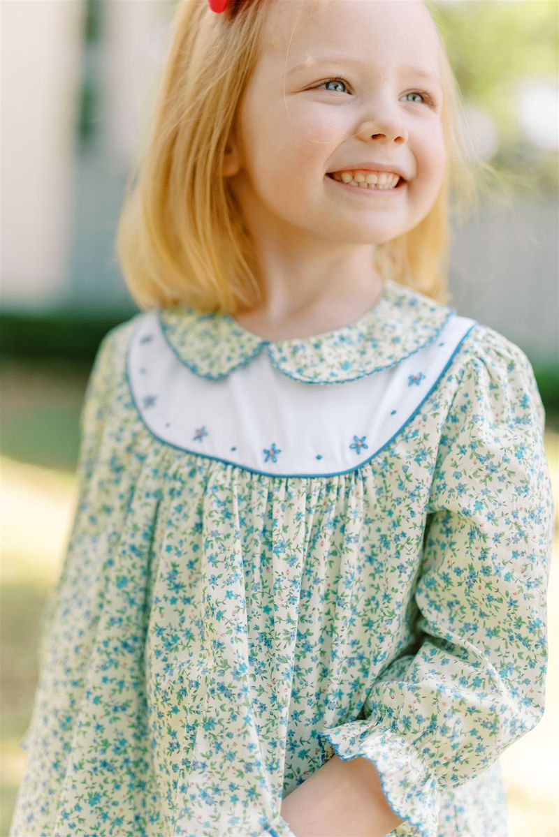 Proper Peony - Woodland Floral Yoke Dress