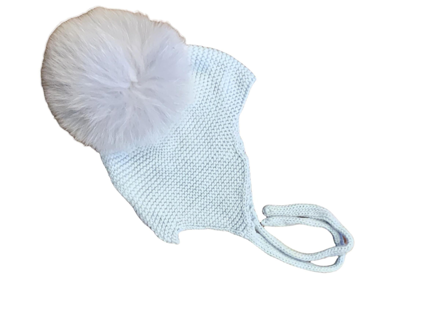 Mi Lucero - Pom Aviator Hat White