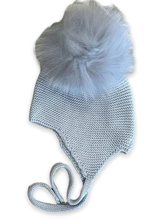 Mi Lucero - Pom Aviator Hat Light Blue