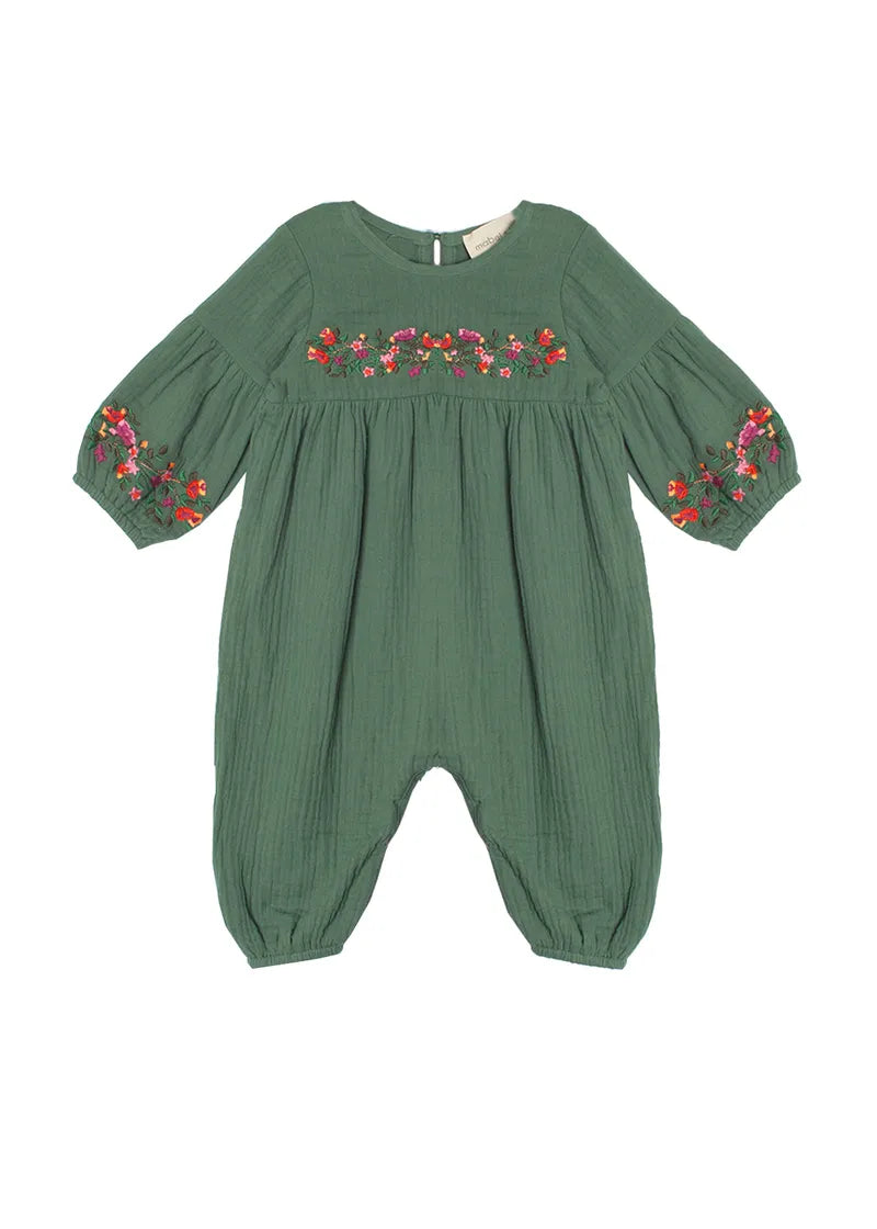 Mabel & Honey - Bella Green Romper