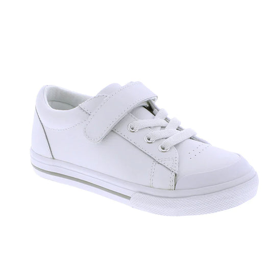 Footmates - Reese White Leather Sneaker