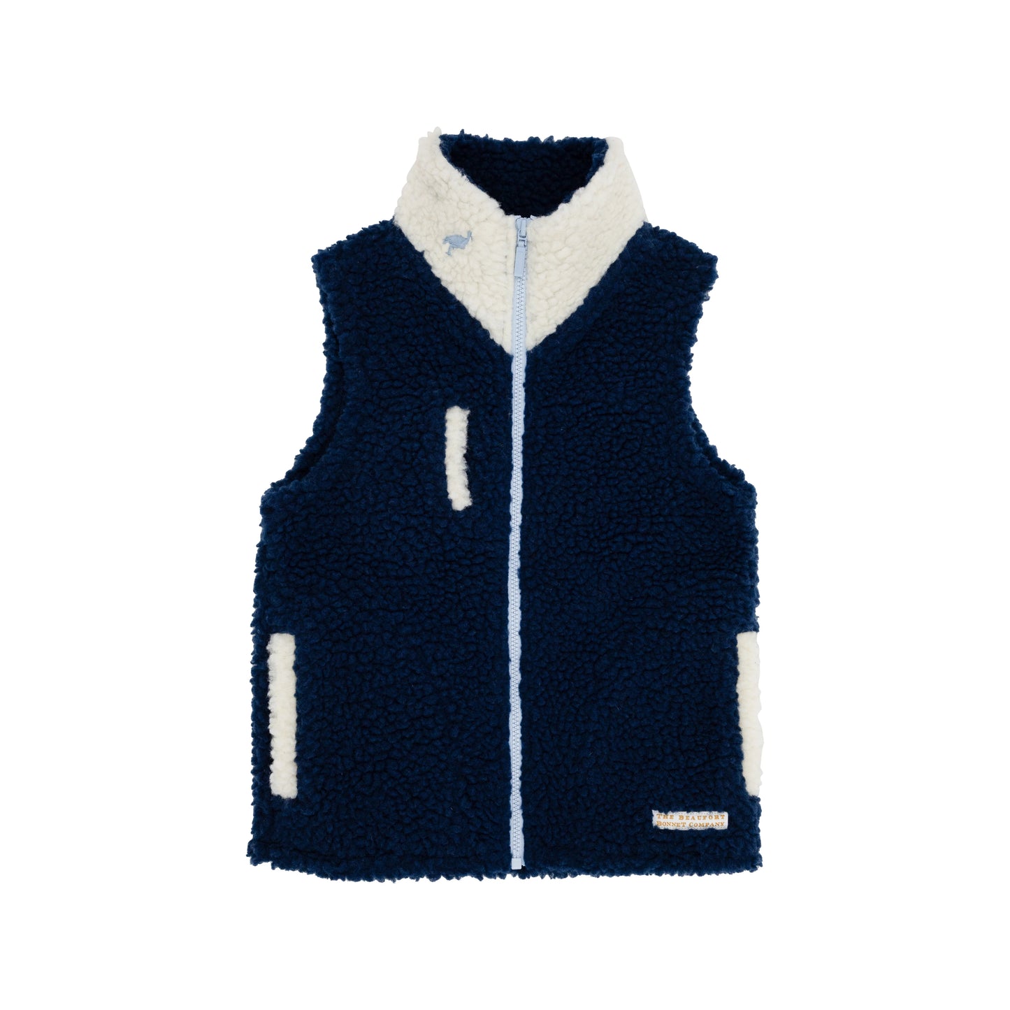 TBBC - Van Camp Vest Sherpa Navy/Pearl/Barrington Blue