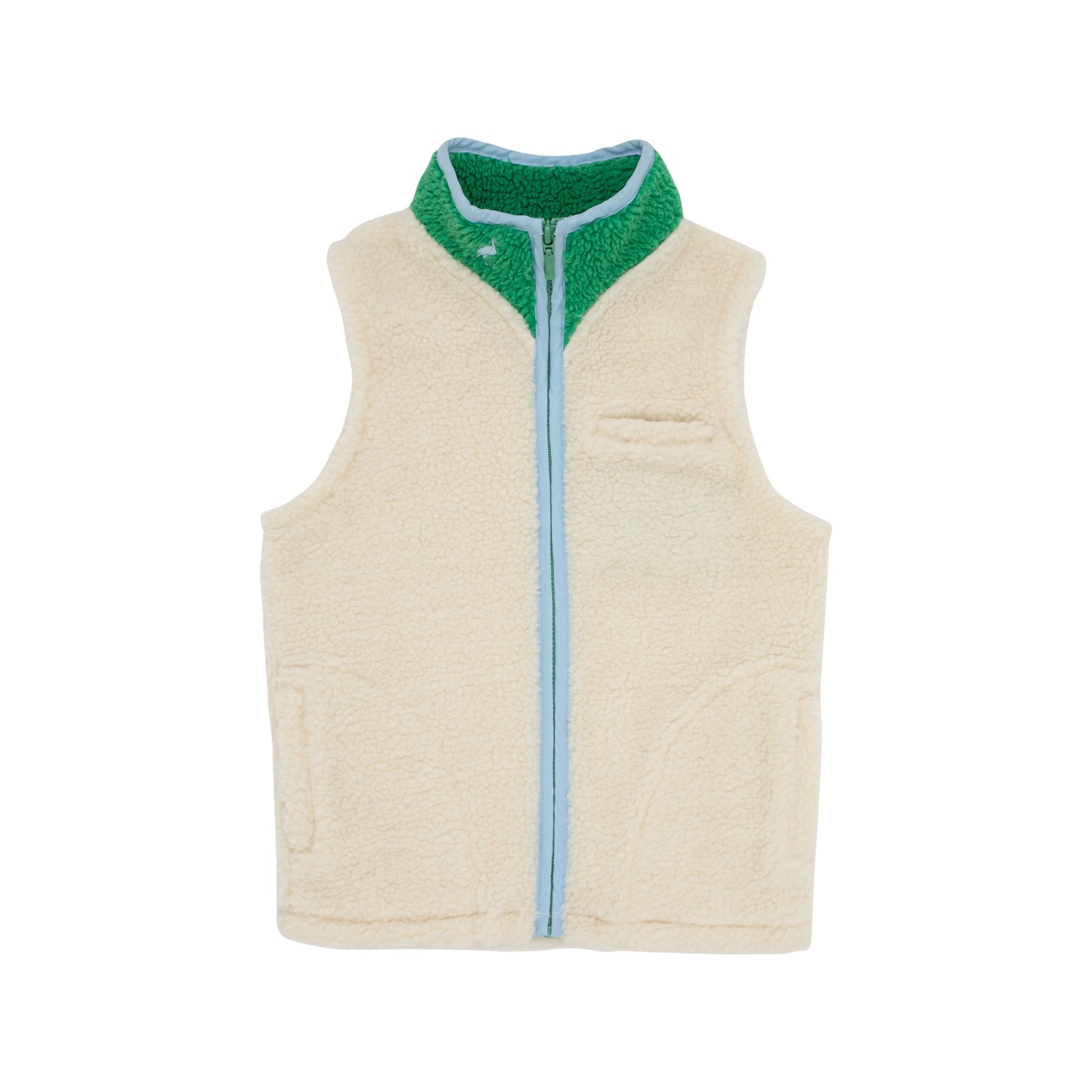 TBBC - Van Camp Vest Palmetto Pearl/Kiawah Kelly Green/Barrington Blue