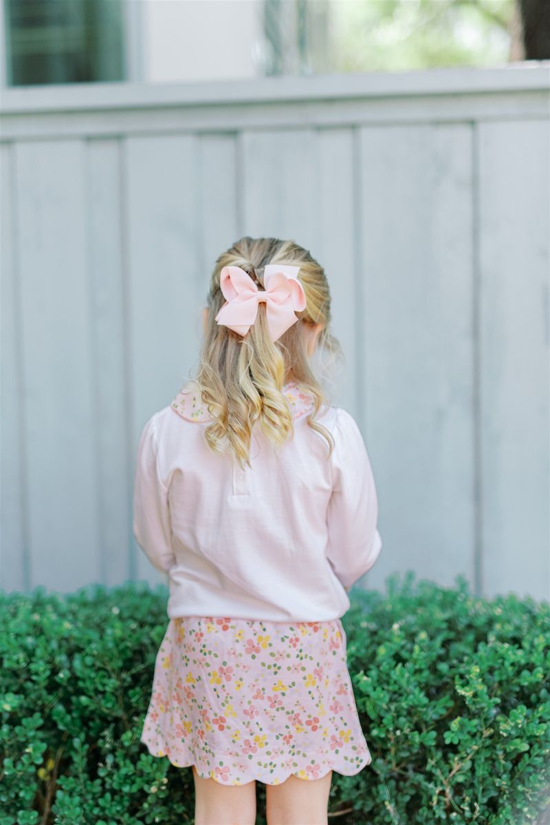 Proper Peony - Betty Floral Scallop Skirt Set