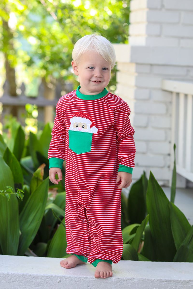 Trotter Street - Santa Pocket Romper