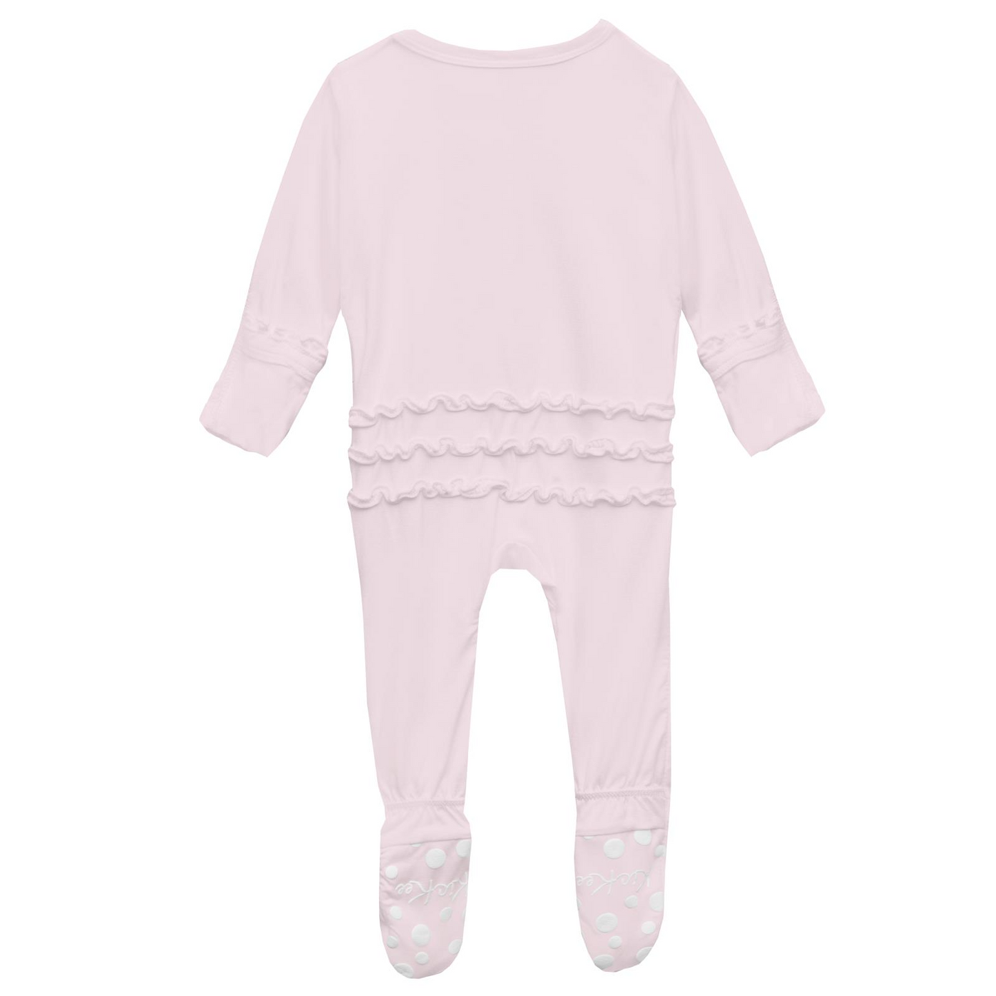 Kickee | Shrinking Violet Ruffle Footie