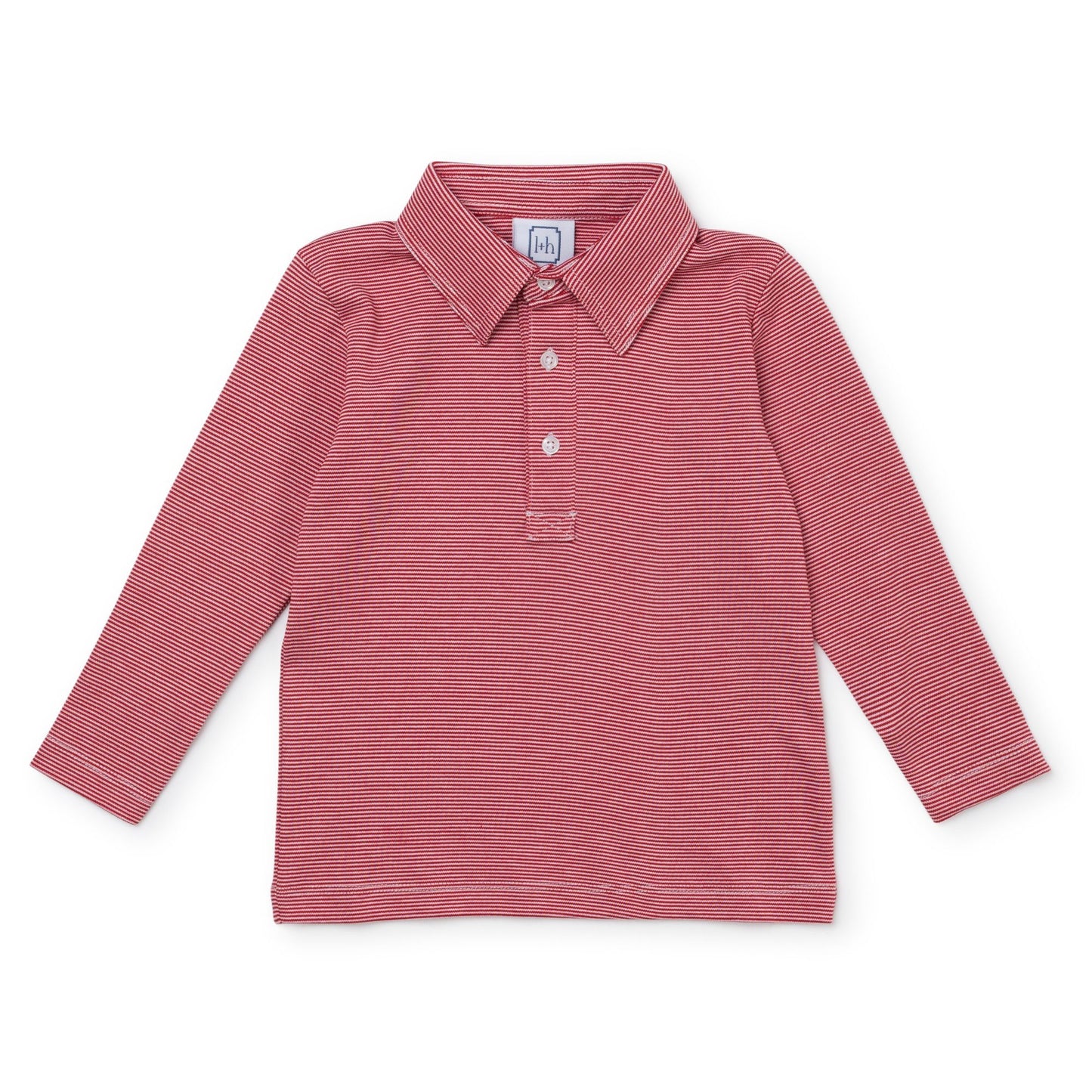 Lila & Hayes - Finn Shirt Red/White Stripes