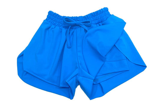 BE Elizabeth - Turquoise Butterfly Shorts