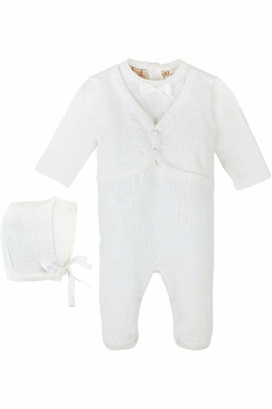 Carriage Boutique - Boys Attached Vest Romper