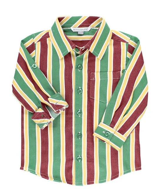 RuggedButts - Jolly Stripe Button Down Shirt