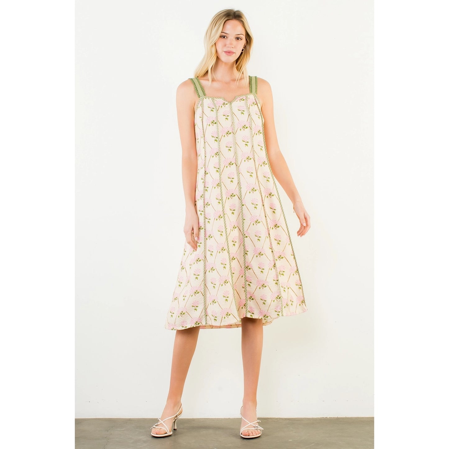 Charlotte Floral Midi Dress