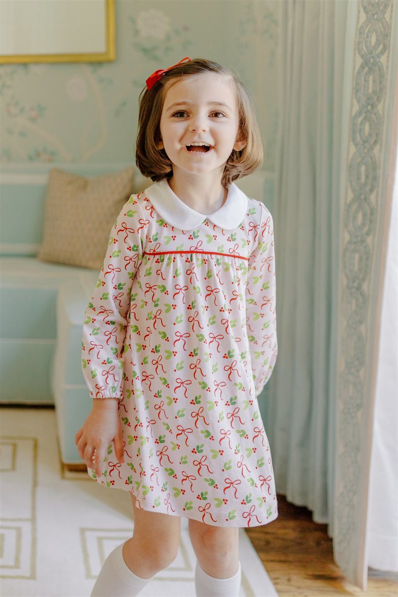 Proper Peony - Holly Bows Dress