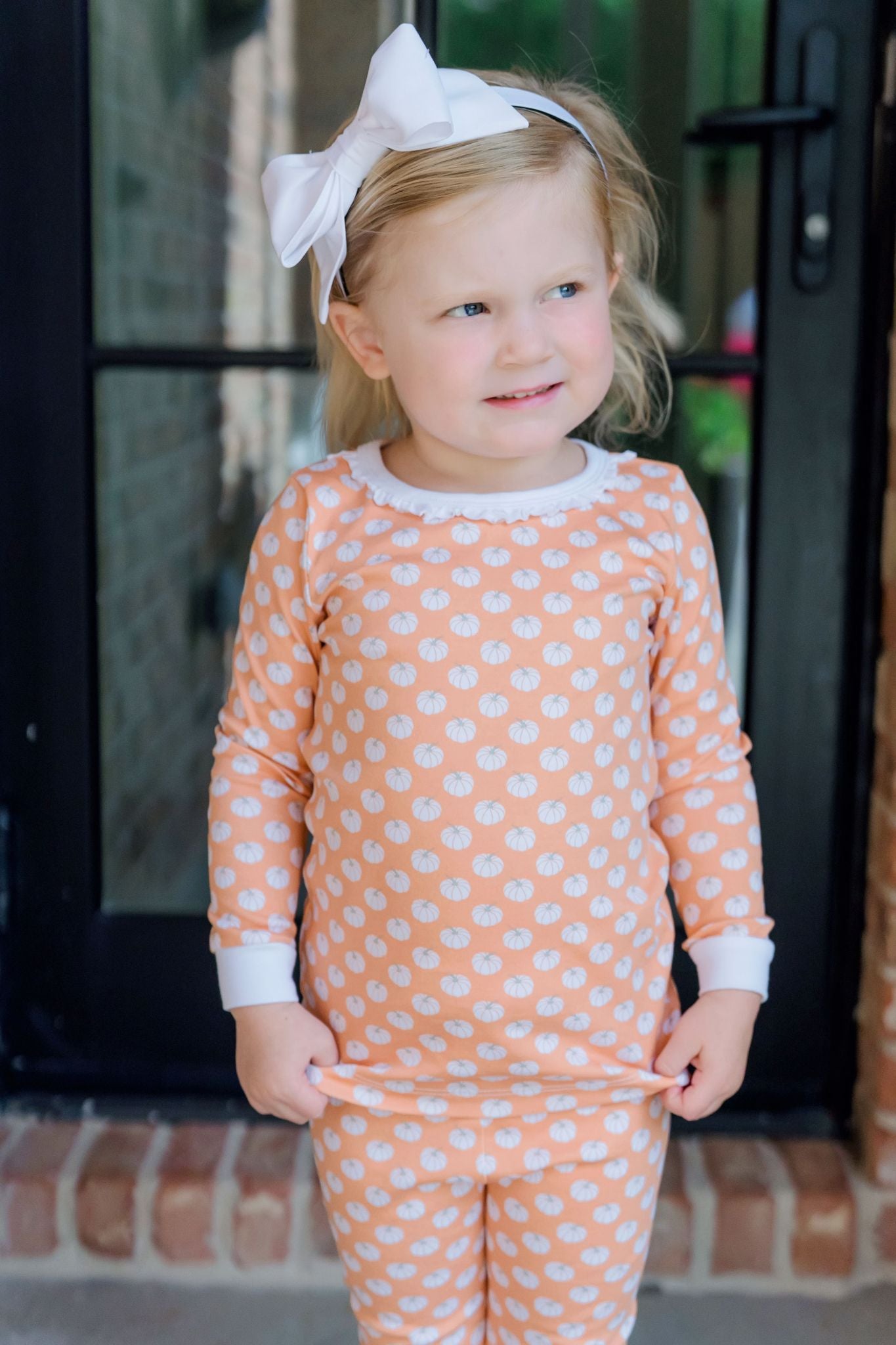 Lila & Hayes - Ava Pajama Set Fall Pumpkins