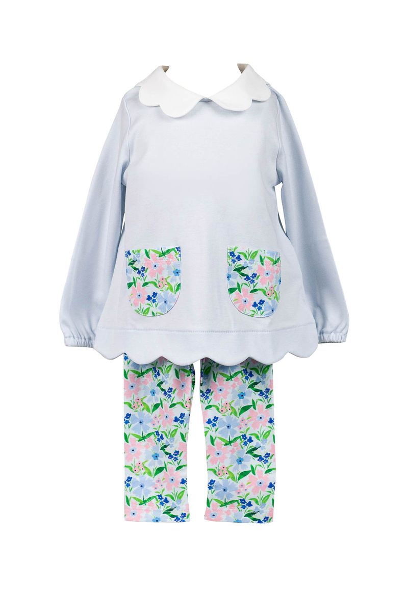 Proper Peony - Flanders Poppy Tunic/Legging Set