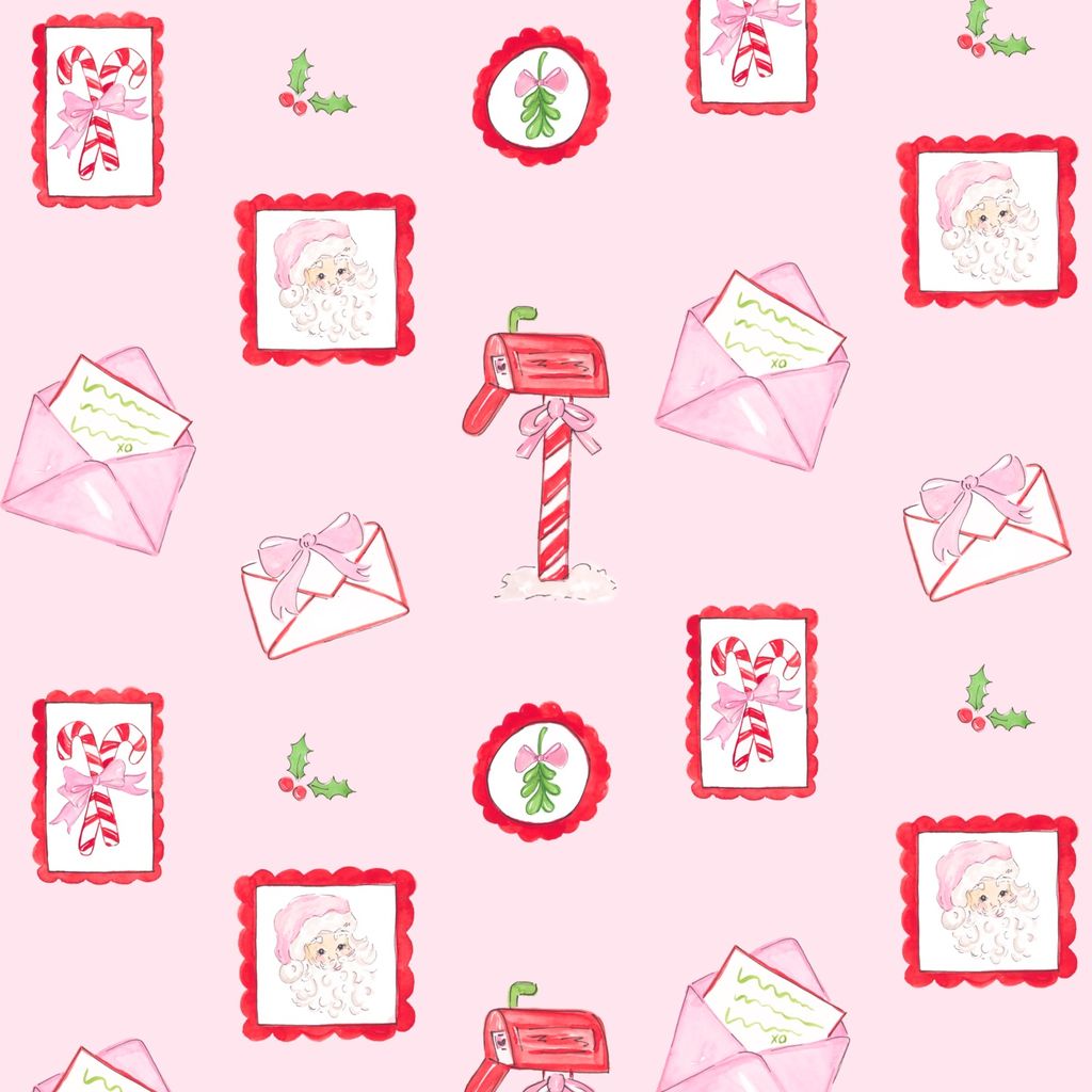 James & Lottie - Letters to Santa Pink Long Bubble