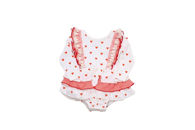 Be Girl - Hugs & Kisses Bubble Romper