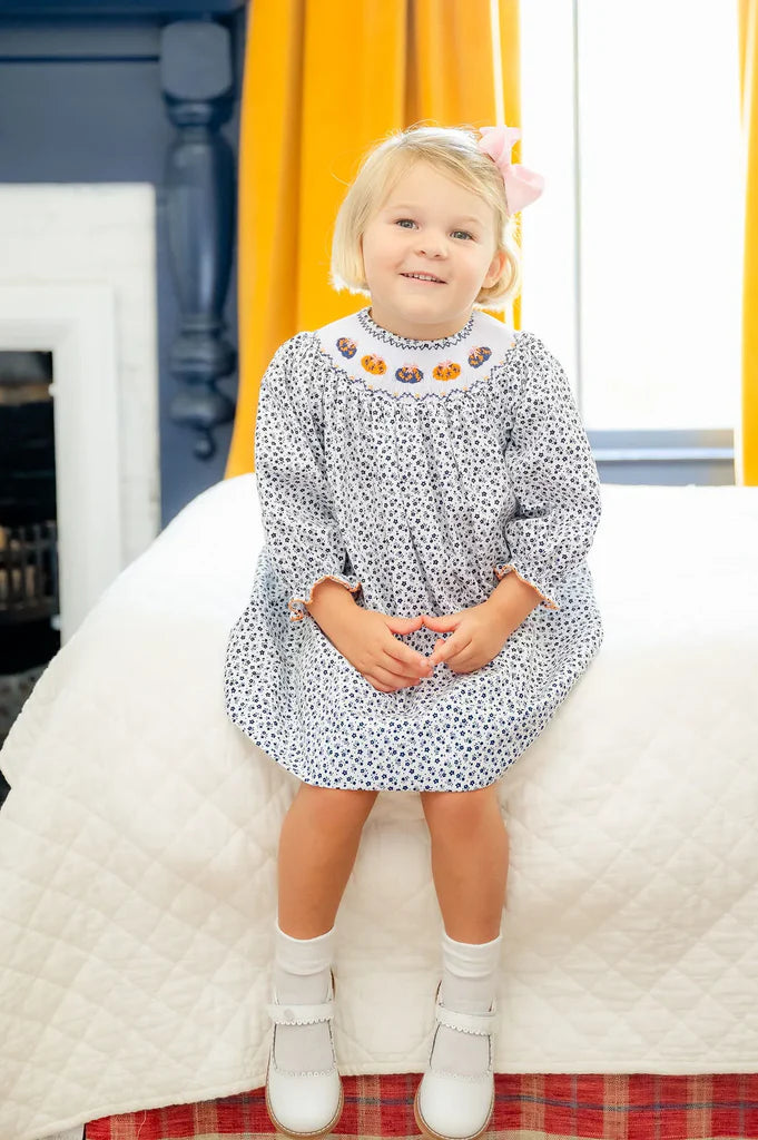 Ruth & Ralph - Helen Chinoiserie Pumpkin Dress