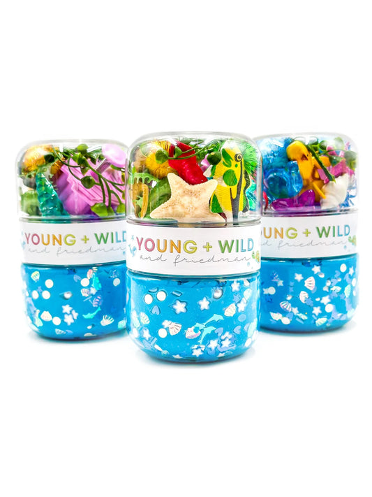 YWF | Grab & Go Dough Jar - Ocean