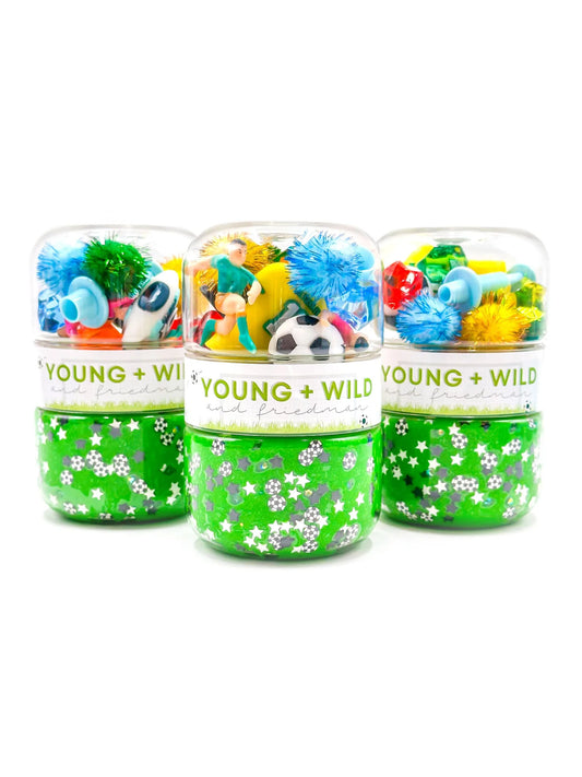 YWF | Grab & Go Dough Jar - Soccer