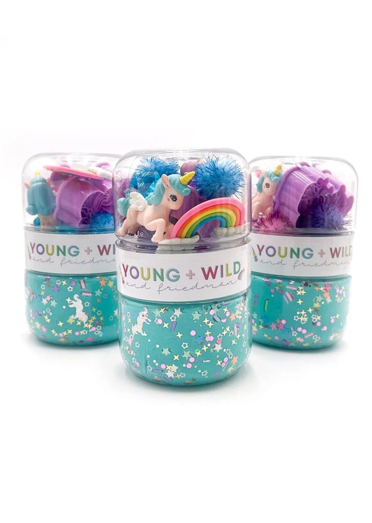 YWF | Grab & Go Dough Jar - Unicorn