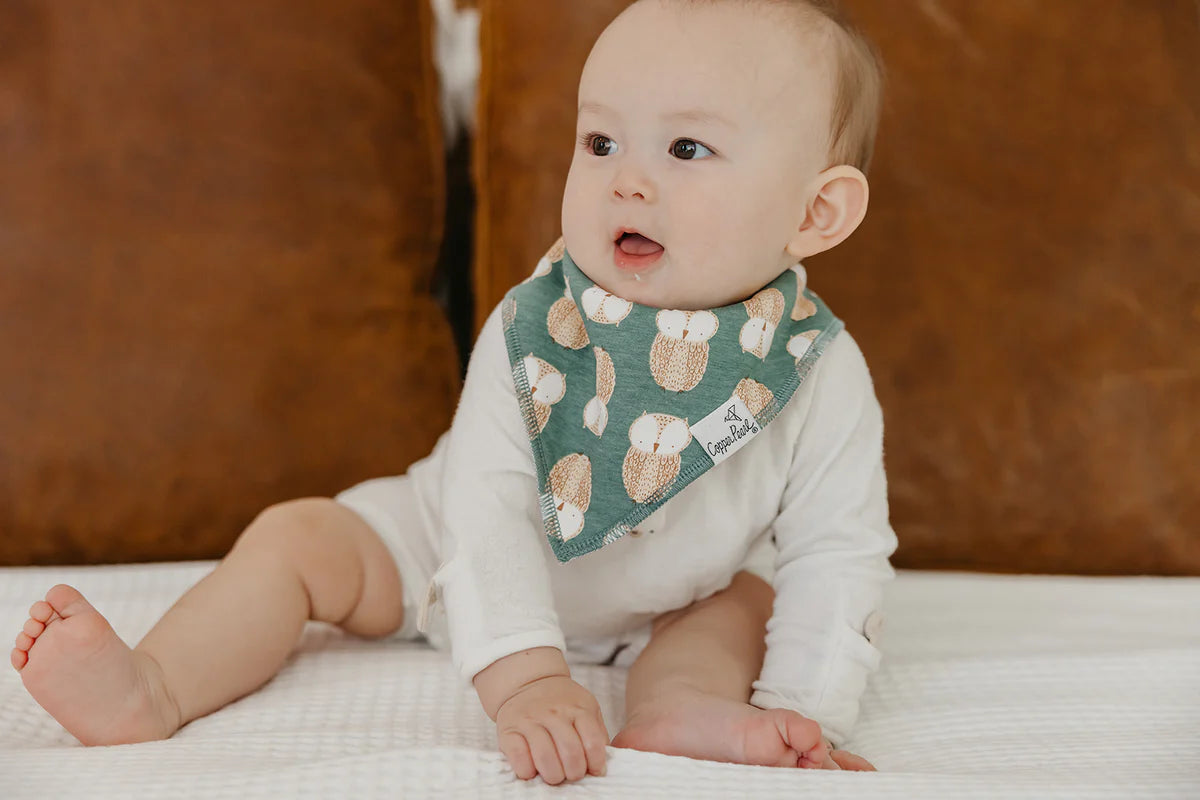 Copper Pearl - Ivy Bandana Bib Set