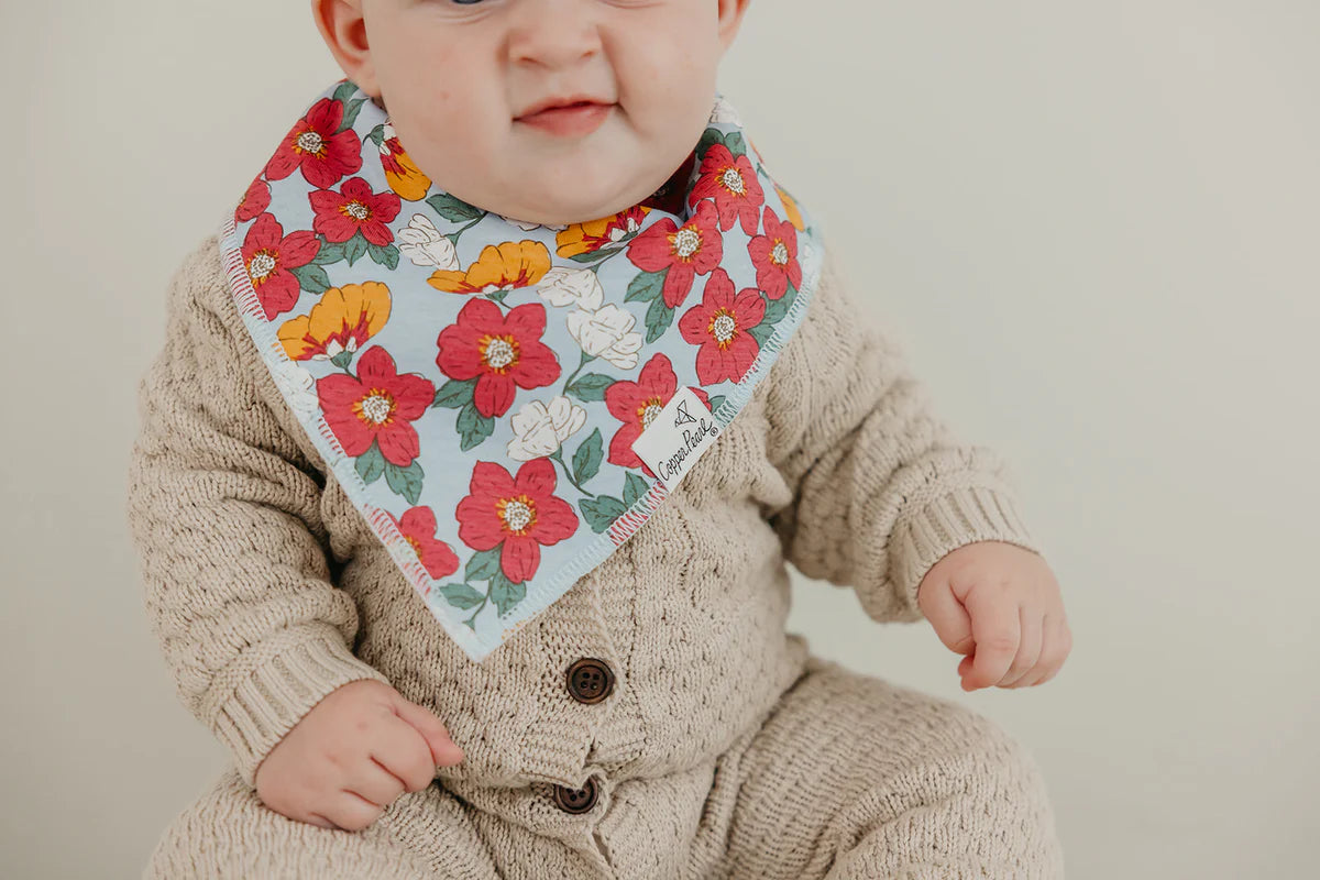 Copper Pearl - Ivy Bandana Bib Set