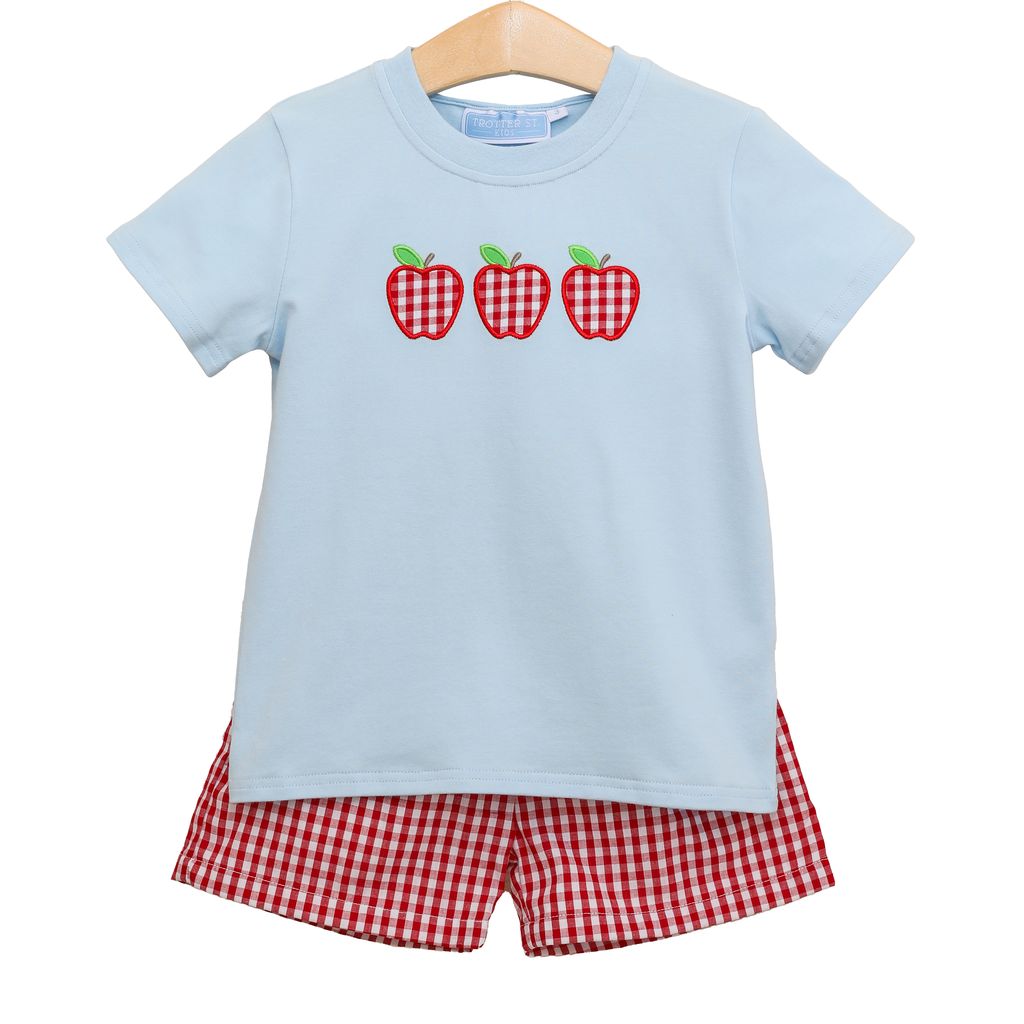 Trotter Street - Apple Trio Boys Short Set