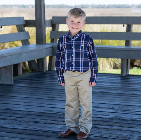 Saltwater Boys - Carter Oxford Shirt Scotland Plaid