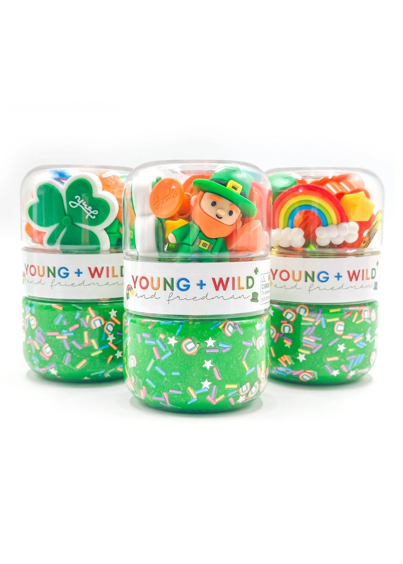 YWF | Grab & Go Dough Jar - Leprechaun
