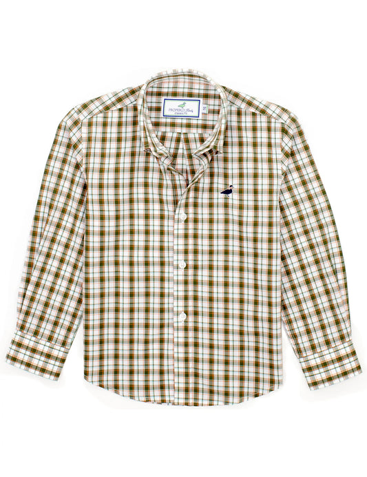 Properly Tied - Seasonal Sportshirt Olive Grove