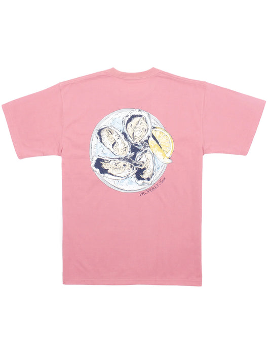 Properly Tied - Oyster Tray SS Salmon Shirt