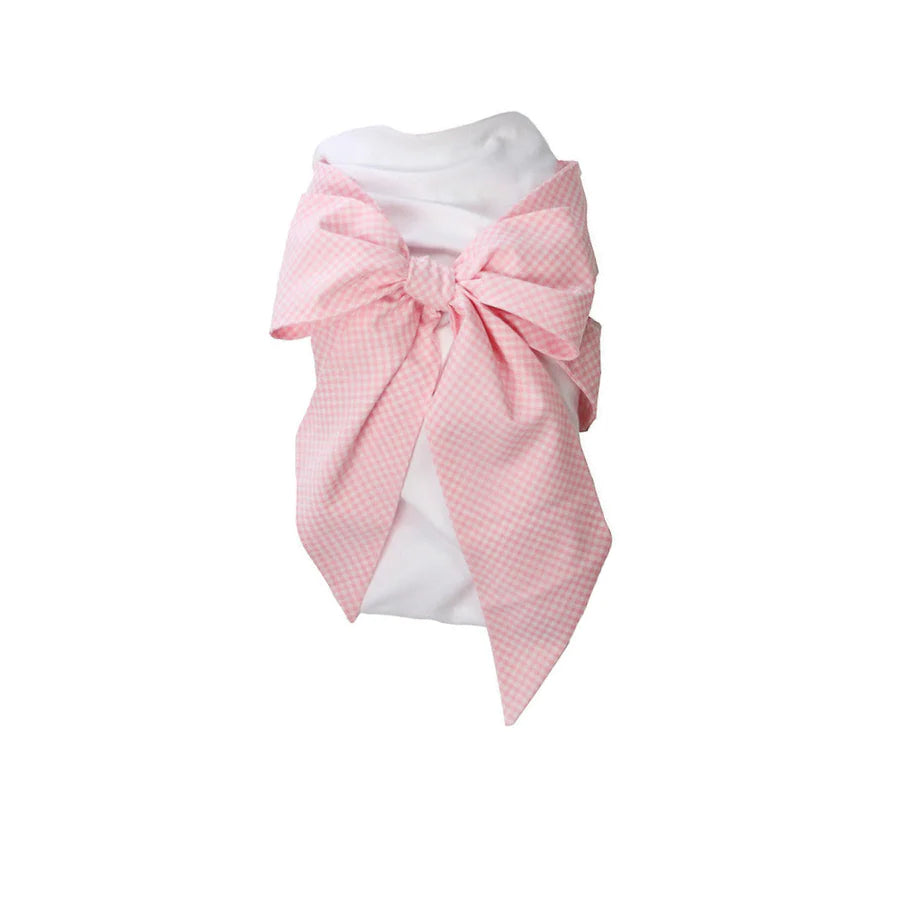 TBBC - Bow Swaddle Pink Greenbriar Gingham Broadcloth