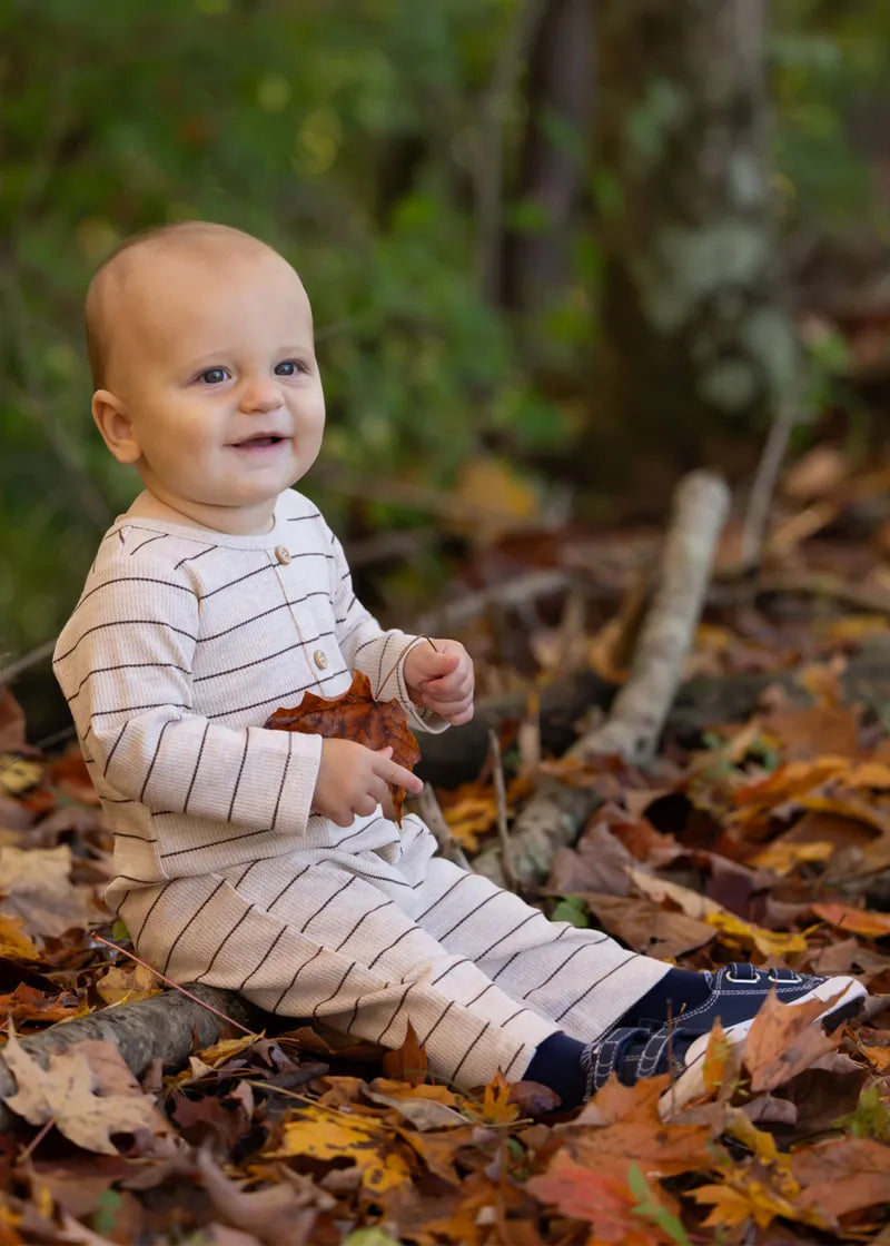 Beckett & Bear - Brothers Stripe Romper