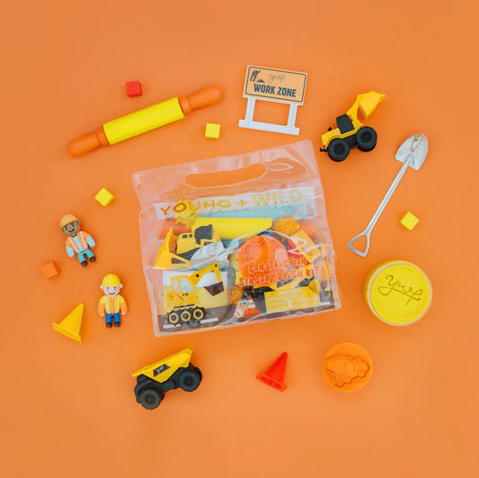 YWF | Construction Sensory Dough Bag