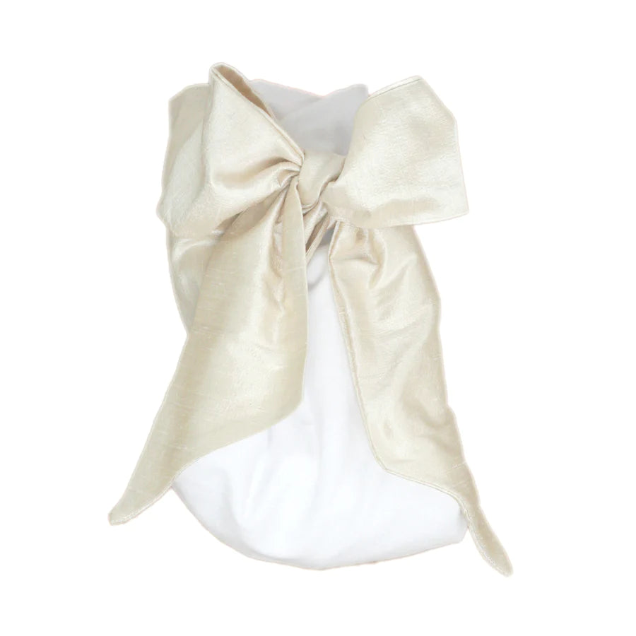 TBBC - Bow Swaddle Pearl Strand Silk