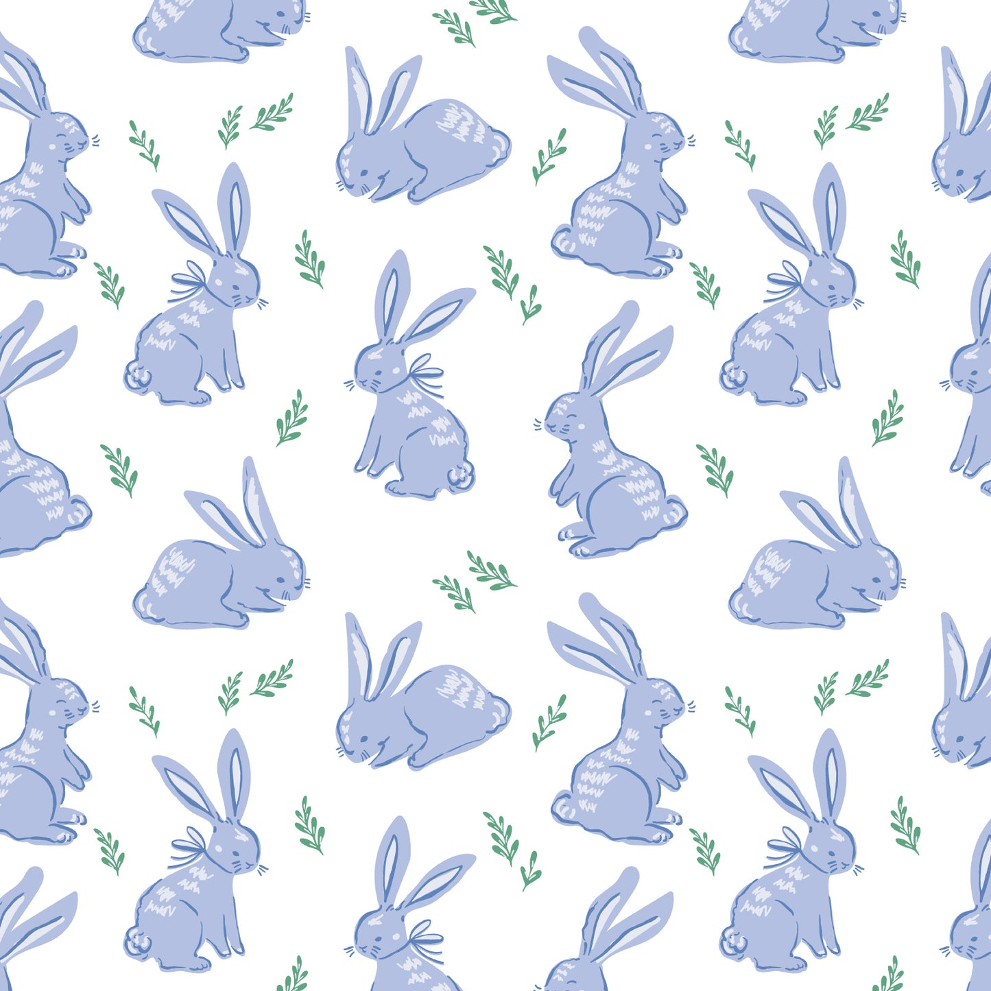 Lila & Hayes - Jack Pajama Set Bunny Hop Blue