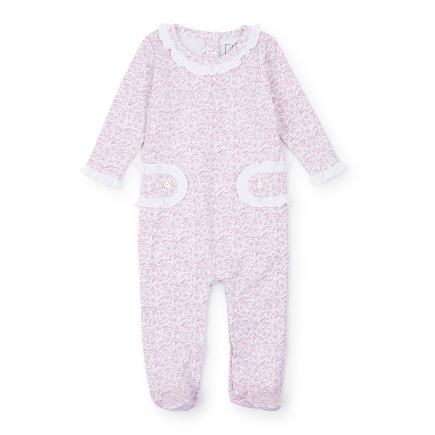 Lila & Hayes - Lucy Romper Pretty Pink Blooms
