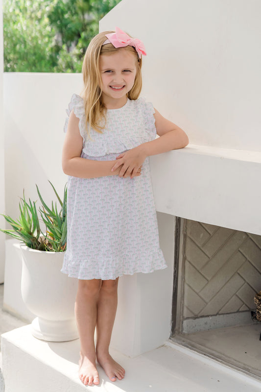 Lila & Hayes - Piper Dress Pacific Palms Pink