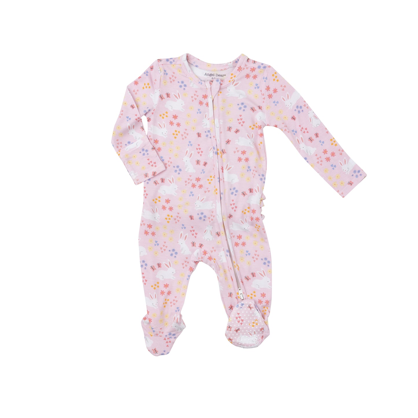 Angel Dear - Bunny Meadow 2 Way Ruffle Footie