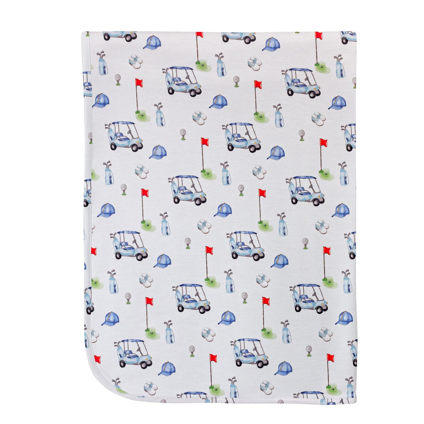 Baby Club Chic - Golf Club Receiving Blanket