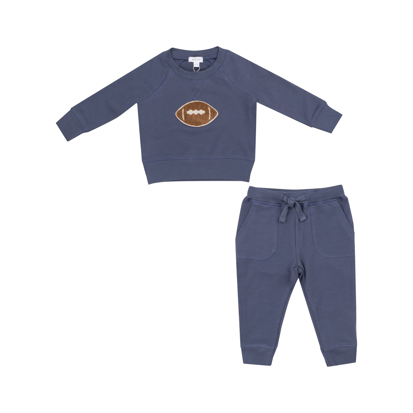 Angel Dear - Footballs Raglan Sweatshirt/Jogger Set