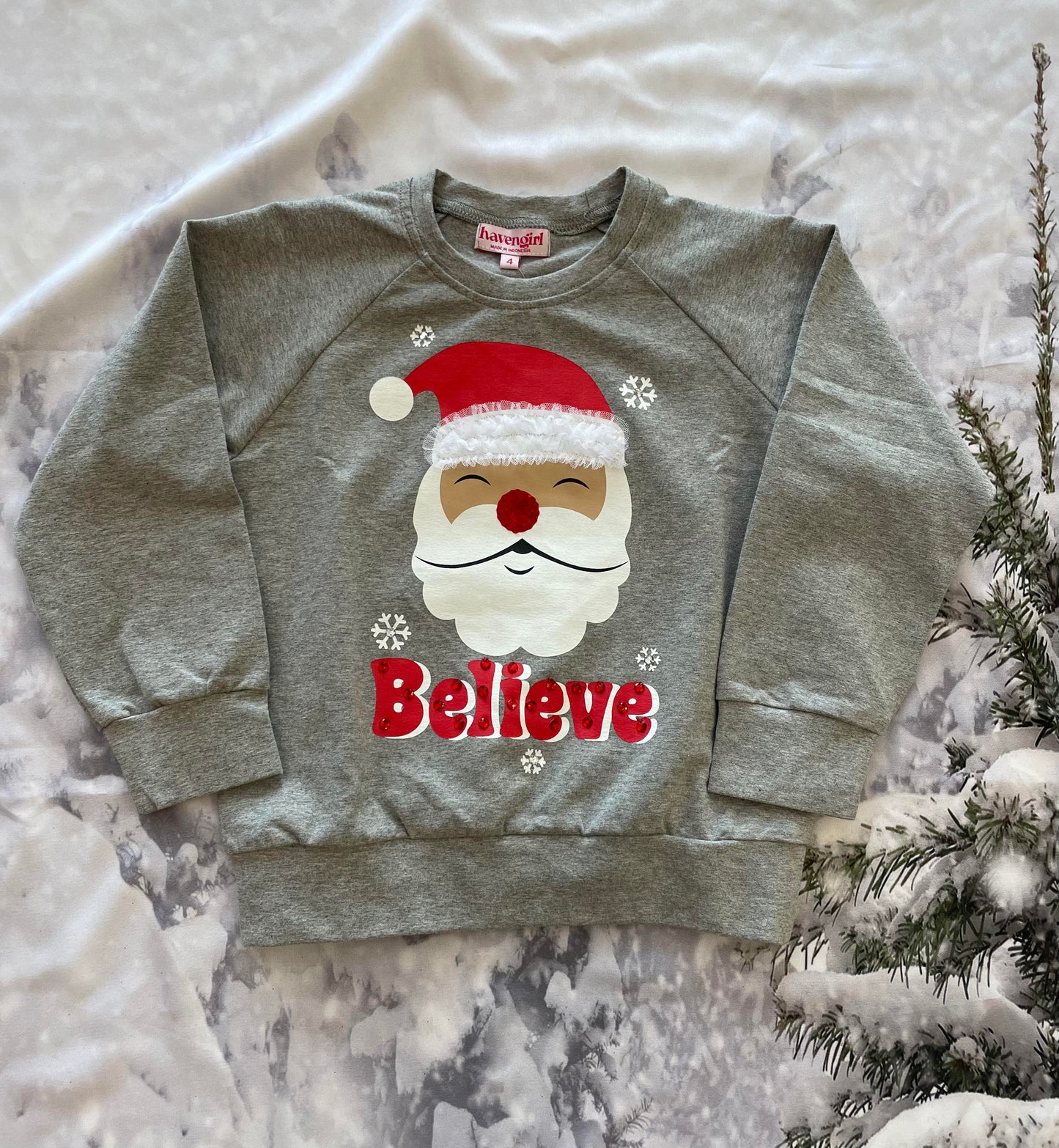 Haven Girl - Believe in Santa Sweatshirt