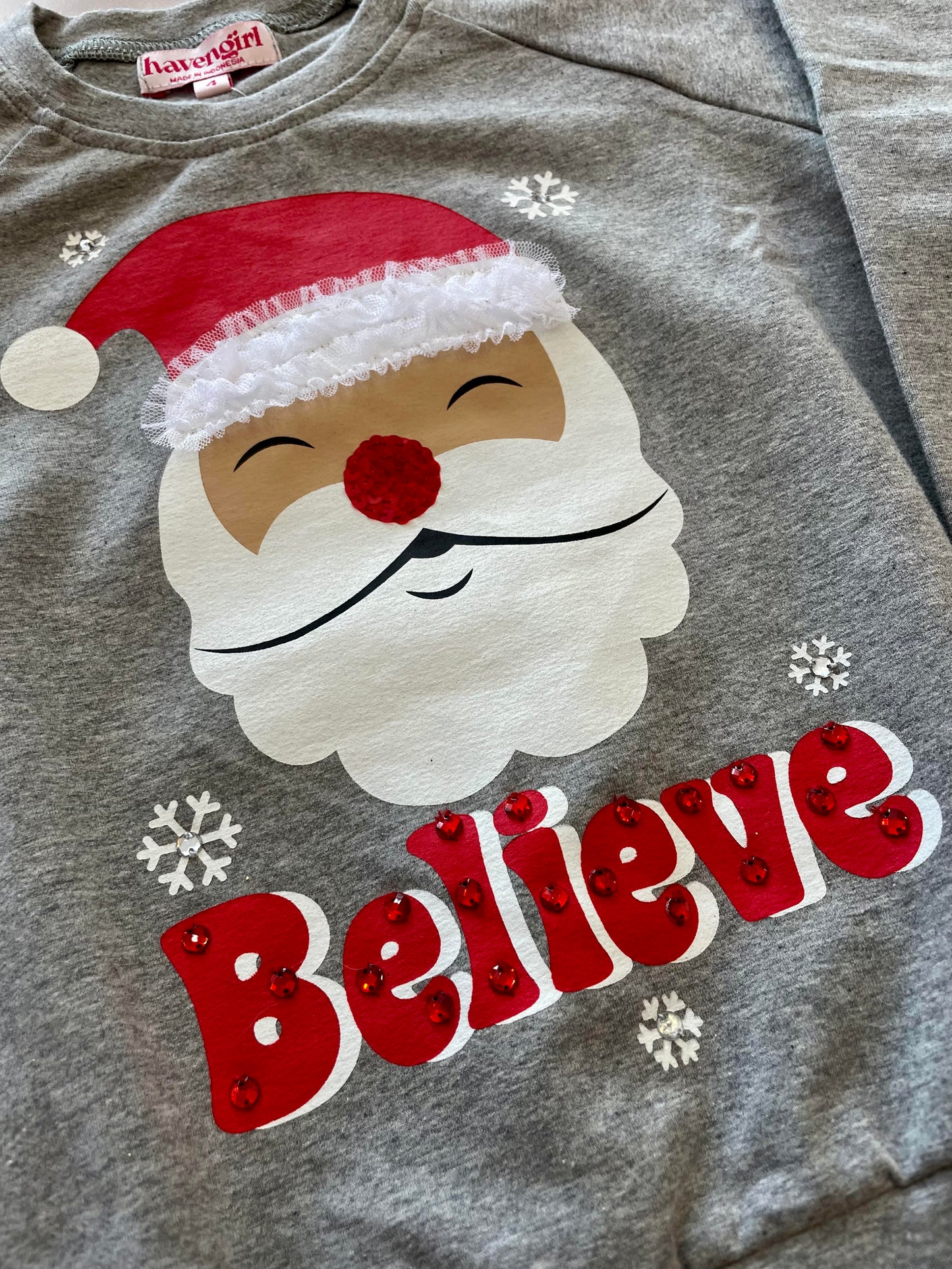 Haven Girl - Believe in Santa Sweatshirt