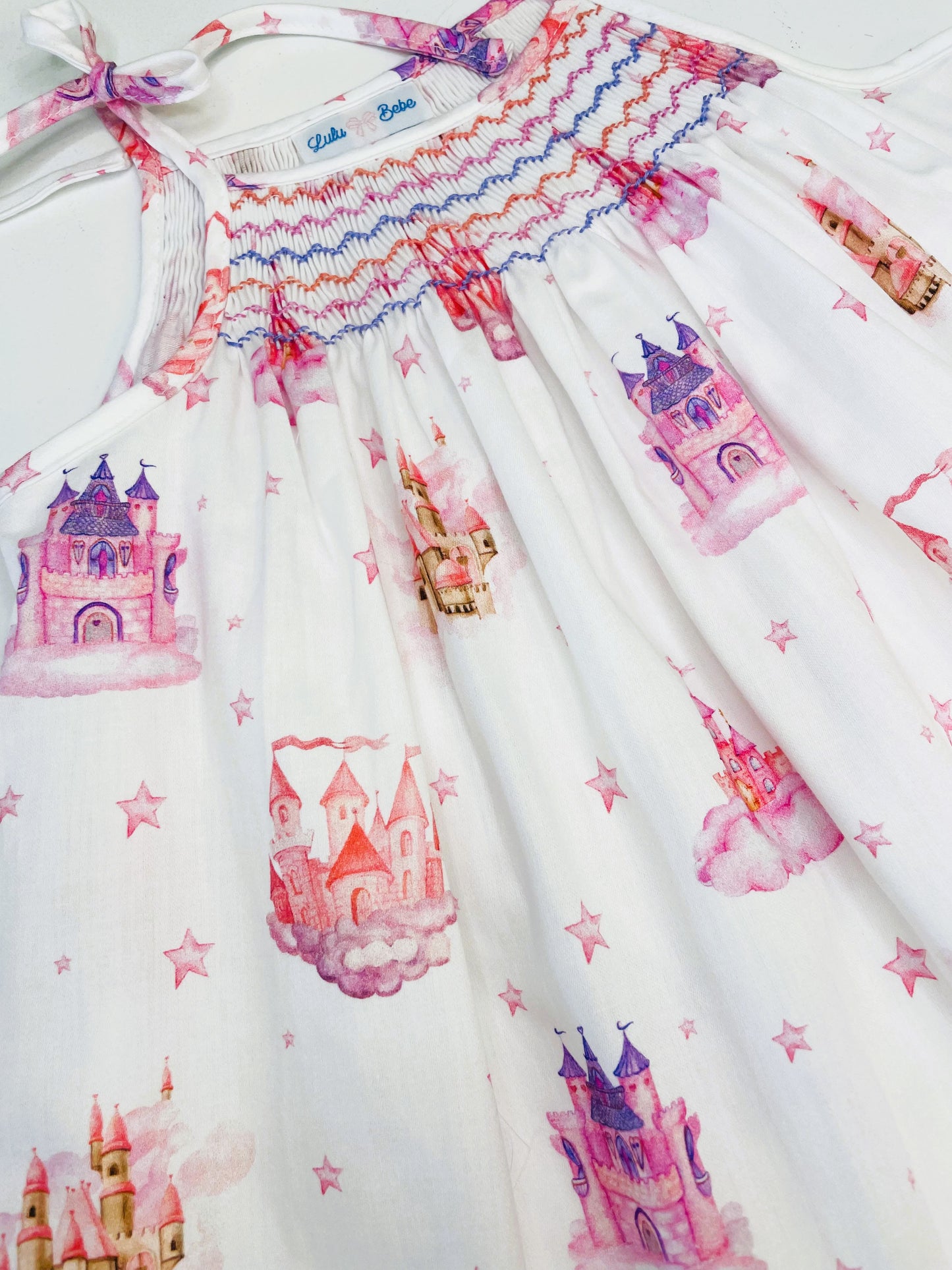 Lulu Bebe - Fairytale Smocked Tie Dress