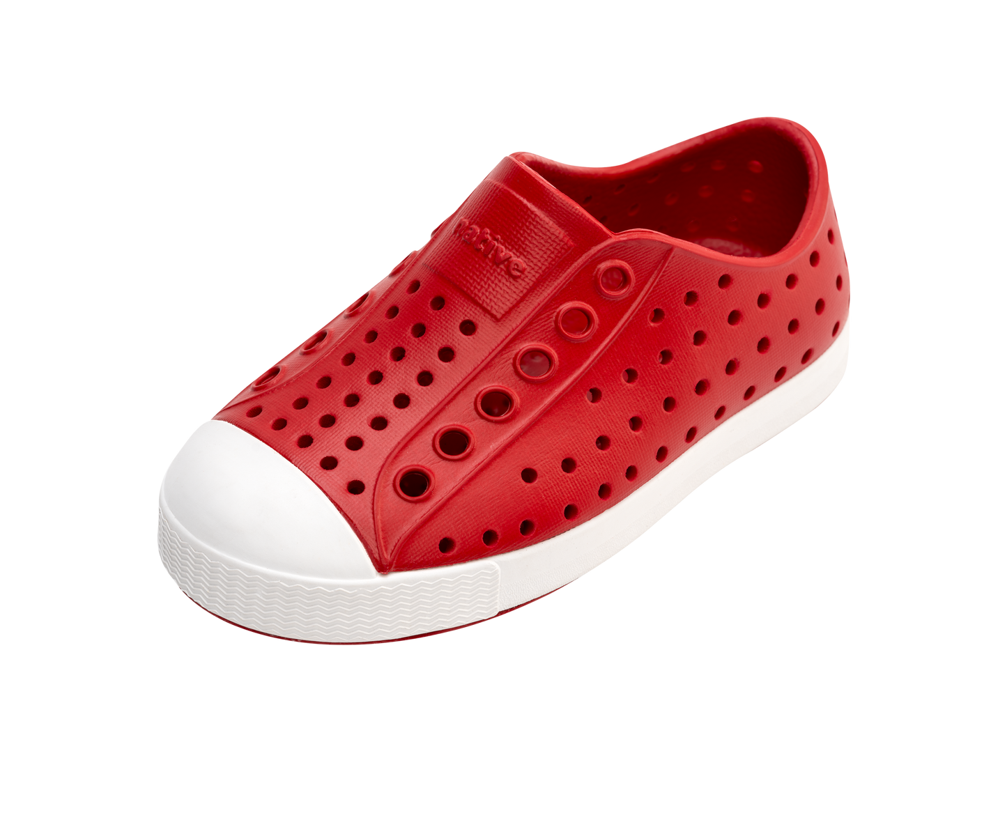 Native - Jefferson Kids Ruby Red/Shell White