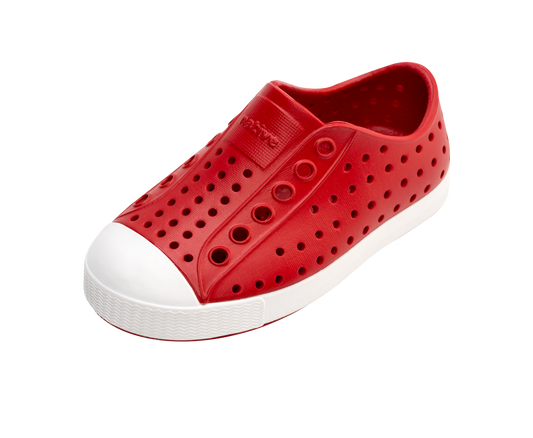 Native - Jefferson Kids Ruby Red/Shell White