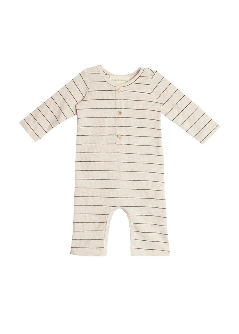 Beckett & Bear - Brothers Stripe Romper