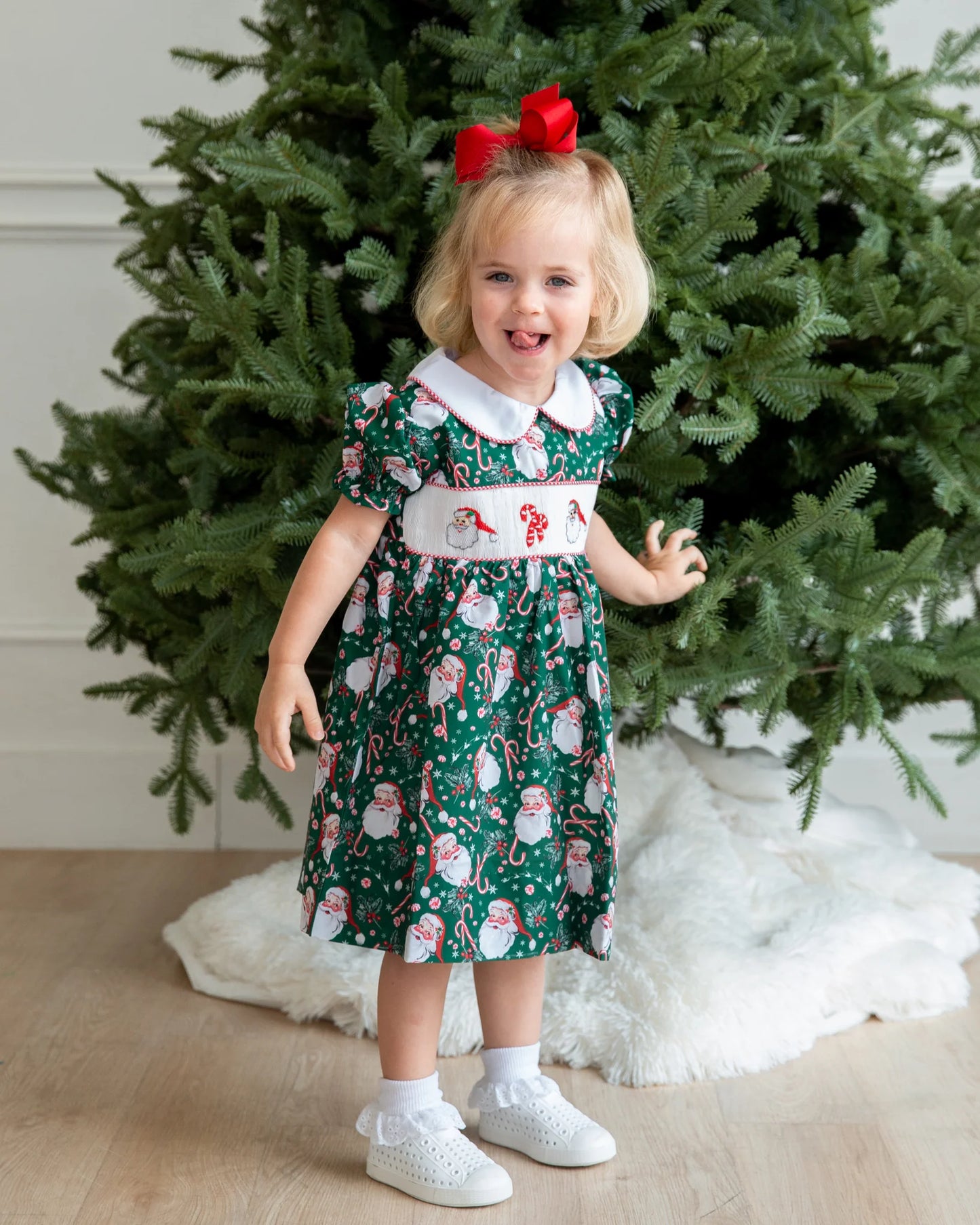 Ann + Reeves - Margaret Dress Holly Jolly