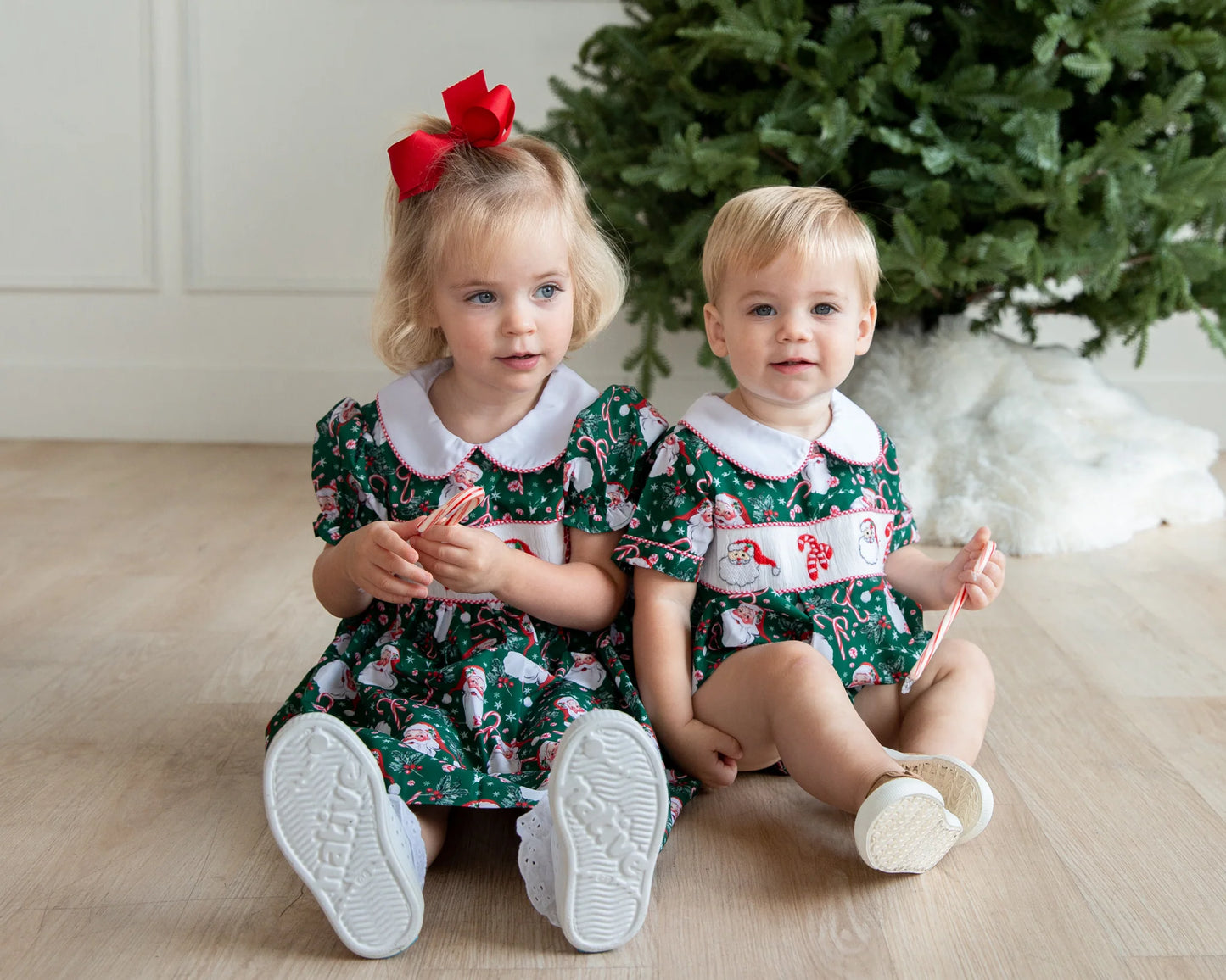 Ann + Reeves - Margaret Dress Holly Jolly