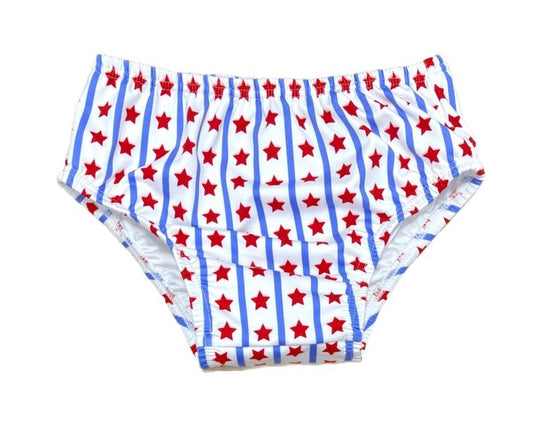 James & Lottie - Stars and Stripe Sammy Swim Diaper Cover